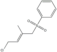 trans-4-Chloro-2-methyl-1-phenylsulfonyl-2-butene|