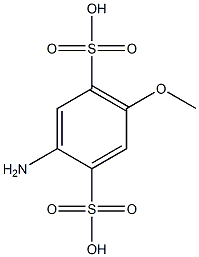 4-Methoxy  Aniline-2,5-Disulphonic  Acid Struktur