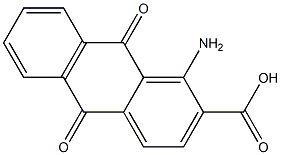 1-Amino-2-Carboxy  Anthraquinone 结构式