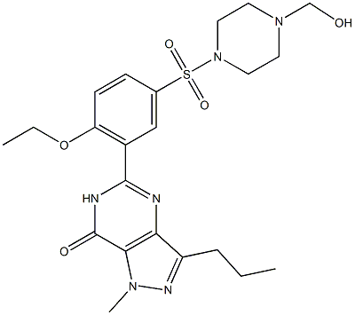 hydroxysildenafil 结构式