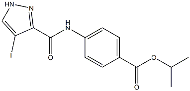 isopropyl 4-{[(4-iodo-1H-pyrazol-3-yl)carbonyl]amino}benzoate