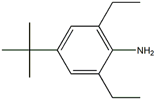 4-tert-butyl-2,6-diethylphenylamine Struktur
