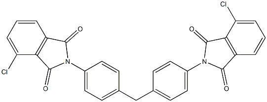 4-chloro-2-{4-[4-(4-chloro-1,3-dioxo-1,3-dihydro-2H-isoindol-2-yl)benzyl]phenyl}-1H-isoindole-1,3(2H)-dione Structure