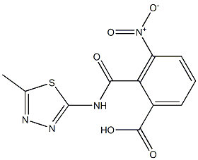 3-nitro-2-{[(5-methyl-1,3,4-thiadiazol-2-yl)amino]carbonyl}benzoic acid