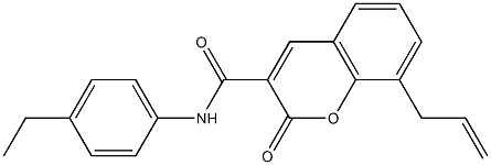  8-allyl-N-(4-ethylphenyl)-2-oxo-2H-chromene-3-carboxamide