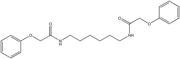 2-phenoxy-N-{6-[(phenoxyacetyl)amino]hexyl}acetamide 结构式
