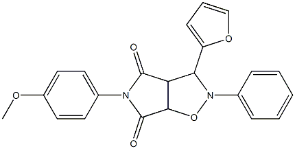  3-(2-furyl)-5-(4-methoxyphenyl)-2-phenyldihydro-2H-pyrrolo[3,4-d]isoxazole-4,6(3H,5H)-dione