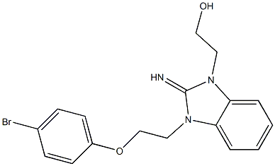 2-{3-[2-(4-bromophenoxy)ethyl]-2-imino-2,3-dihydro-1H-benzimidazol-1-yl}ethanol