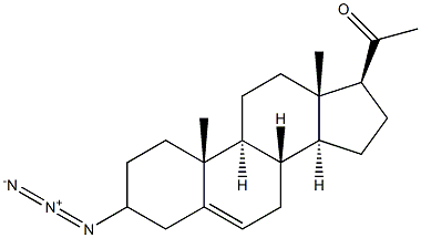 3-azidopregn-5-en-20-one Structure