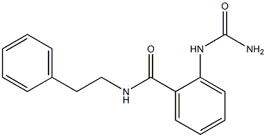 2-[(aminocarbonyl)amino]-N-(2-phenylethyl)benzamide Structure