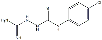 2-[amino(imino)methyl]-N-(4-chlorophenyl)hydrazinecarbothioamide Structure