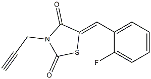 5-(2-fluorobenzylidene)-3-(2-propynyl)-1,3-thiazolidine-2,4-dione