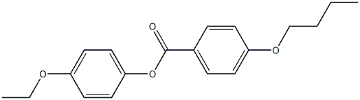 4-ethoxyphenyl 4-butoxybenzoate Structure