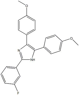 2-(3-fluorophenyl)-4,5-bis(4-methoxyphenyl)-1H-imidazole Structure