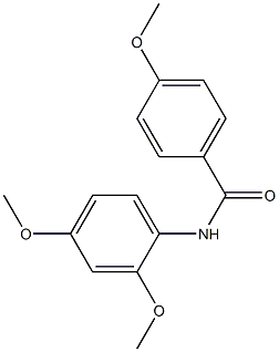 N-(2,4-dimethoxyphenyl)-4-methoxybenzamide,,结构式