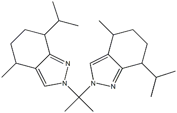 7-isopropyl-2-[1-(7-isopropyl-4-methyl-4,5,6,7-tetrahydro-2H-indazol-2-yl)-1-methylethyl]-4-methyl-4,5,6,7-tetrahydro-2H-indazole