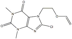 8-chloro-1,3-dimethyl-7-[2-(vinyloxy)ethyl]-3,7-dihydro-1H-purine-2,6-dione