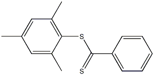 mesityl benzenecarbodithioate 化学構造式