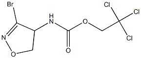 2,2,2-trichloroethyl 3-bromo-4,5-dihydro-4-isoxazolylcarbamate