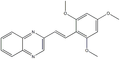 2-[2-(2,4,6-trimethoxyphenyl)vinyl]quinoxaline|