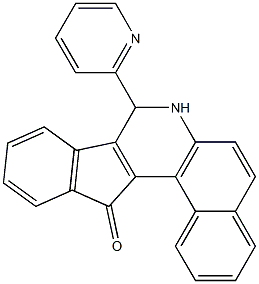 8-(2-pyridinyl)-7,8-dihydro-13H-benzo[f]indeno[1,2-c]quinolin-13-one