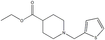 ethyl 1-(2-thienylmethyl)-4-piperidinecarboxylate,,结构式