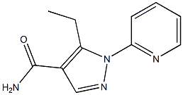 5-ethyl-1-(2-pyridinyl)-1H-pyrazole-4-carboxamide