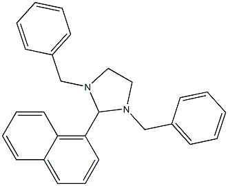 1,3-dibenzyl-2-(1-naphthyl)imidazolidine,,结构式