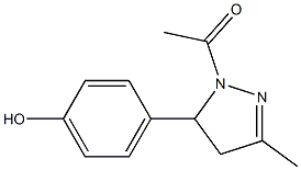  4-(1-acetyl-3-methyl-4,5-dihydro-1H-pyrazol-5-yl)phenol