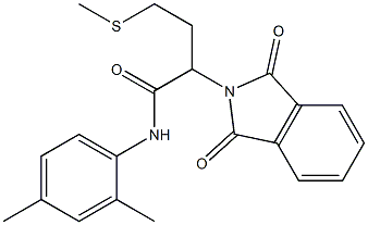 N-(2,4-dimethylphenyl)-2-(1,3-dioxo-1,3-dihydro-2H-isoindol-2-yl)-4-(methylsulfanyl)butanamide Structure