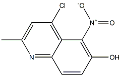  4-chloro-5-nitro-2-methyl-6-quinolinol