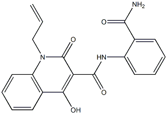 1-allyl-N-[2-(aminocarbonyl)phenyl]-4-hydroxy-2-oxo-1,2-dihydro-3-quinolinecarboxamide