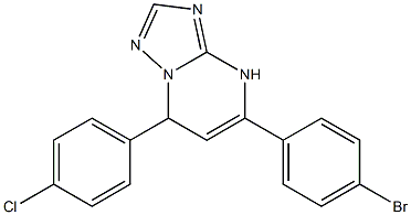 5-(4-bromophenyl)-7-(4-chlorophenyl)-4,7-dihydro[1,2,4]triazolo[1,5-a]pyrimidine