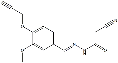 2-cyano-N'-[3-methoxy-4-(2-propynyloxy)benzylidene]acetohydrazide