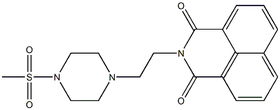 2-{2-[4-(methylsulfonyl)-1-piperazinyl]ethyl}-1H-benzo[de]isoquinoline-1,3(2H)-dione