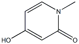 4-hydroxy-1-methyl-2(1H)-pyridinone Struktur