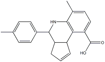 6-methyl-4-(4-methylphenyl)-3a,4,5,9b-tetrahydro-3H-cyclopenta[c]quinoline-9-carboxylic acid