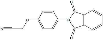 [4-(1,3-dioxo-1,3-dihydro-2H-isoindol-2-yl)phenoxy]acetonitrile Structure