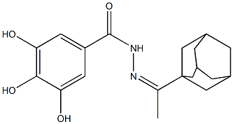 N'-[1-(1-adamantyl)ethylidene]-3,4,5-trihydroxybenzohydrazide