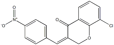 8-chloro-3-{4-nitrobenzylidene}-2,3-dihydro-4H-chromen-4-one|