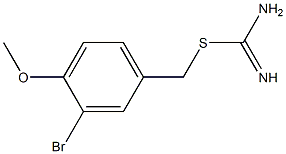 3-bromo-4-methoxybenzyl imidothiocarbamate Structure