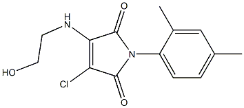 3-chloro-1-(2,4-dimethylphenyl)-4-[(2-hydroxyethyl)amino]-1H-pyrrole-2,5-dione