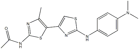  N-[2-(4-Dimethylamino-phenylamino)-4'-methyl-[4,5']bithiazolyl-2'-yl]-acetamide