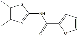 N-(4,5-dimethyl-1,3-thiazol-2-yl)-2-furamide Structure