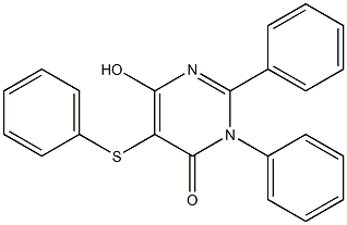 6-hydroxy-2,3-diphenyl-5-(phenylsulfanyl)-4(3H)-pyrimidinone