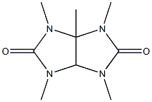 1,3,3a,4,6-pentamethyltetrahydroimidazo[4,5-d]imidazole-2,5(1H,3H)-dione Structure