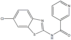 N-(6-chloro-1,3-benzothiazol-2-yl)nicotinamide