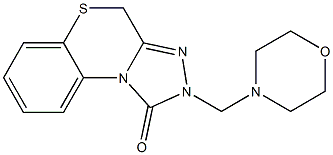 2-(4-morpholinylmethyl)-2,4-dihydro-1H-[1,2,4]triazolo[3,4-c][1,4]benzothiazin-1-one