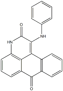 1-(phenylamino)-3H-naphtho[1,2,3-de]quinoline-2,7-dione,,结构式