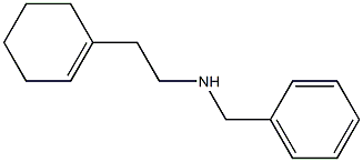 N-benzyl-N-[2-(1-cyclohexen-1-yl)ethyl]amine Struktur